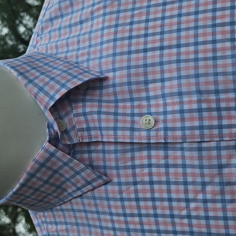 Faherty Brand Button Down Supima Cotton Plaid Shi… - image 2